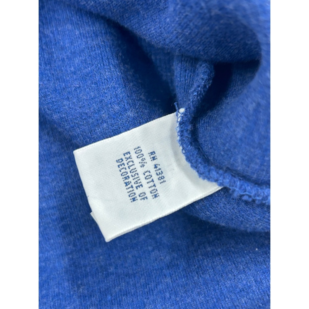 Polo Ralph Lauren Mens Royal Blue 100% Cotton Quarter Zip Pullover Medium #0707 - Picture 4 of 8